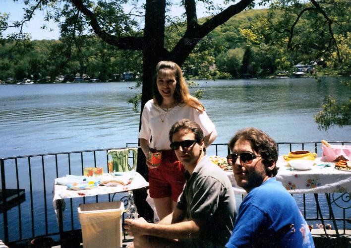 Frank Lou and Eileen at Lake  Mohawk